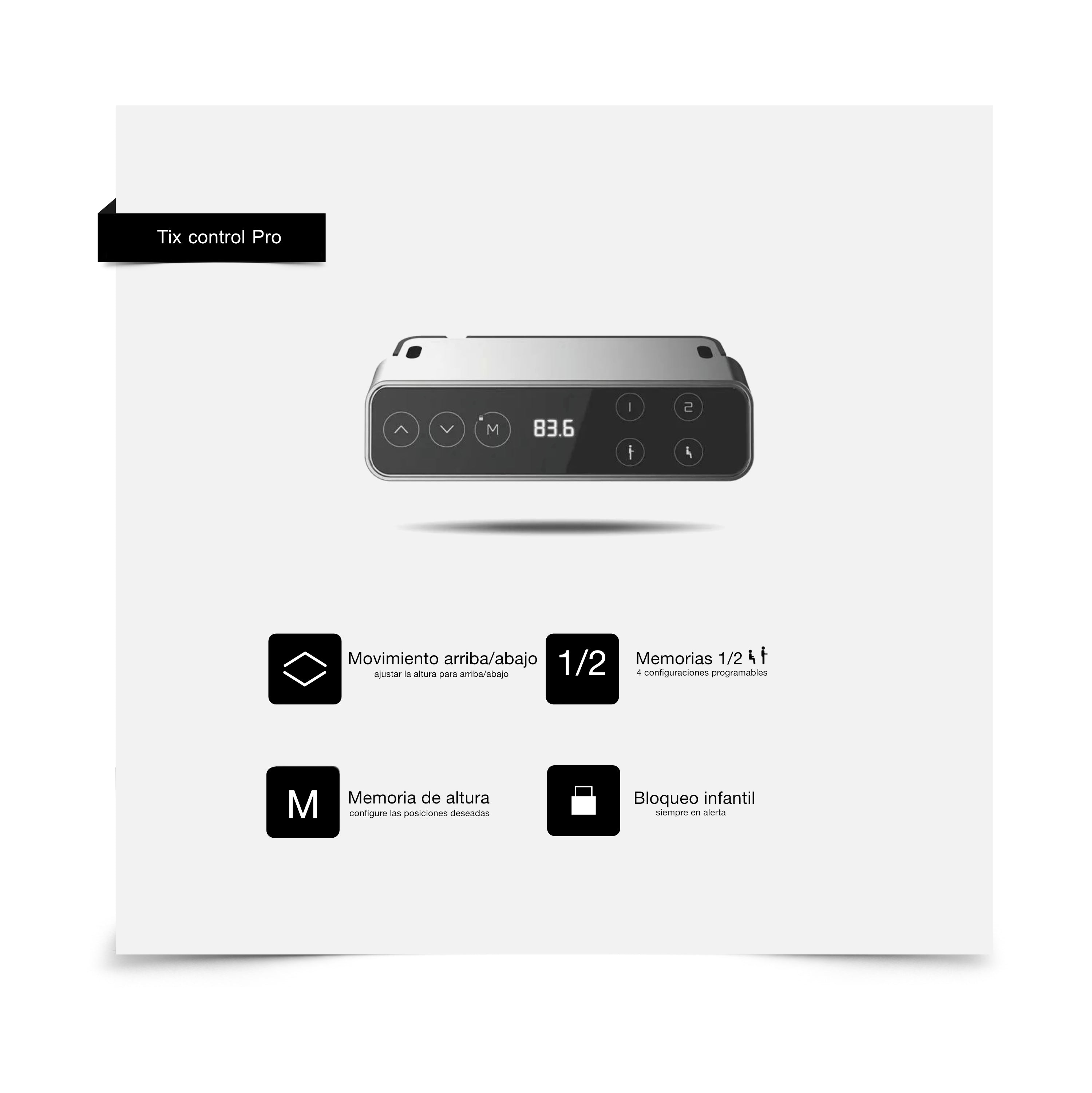 Tix Pro White ► Standing Desk