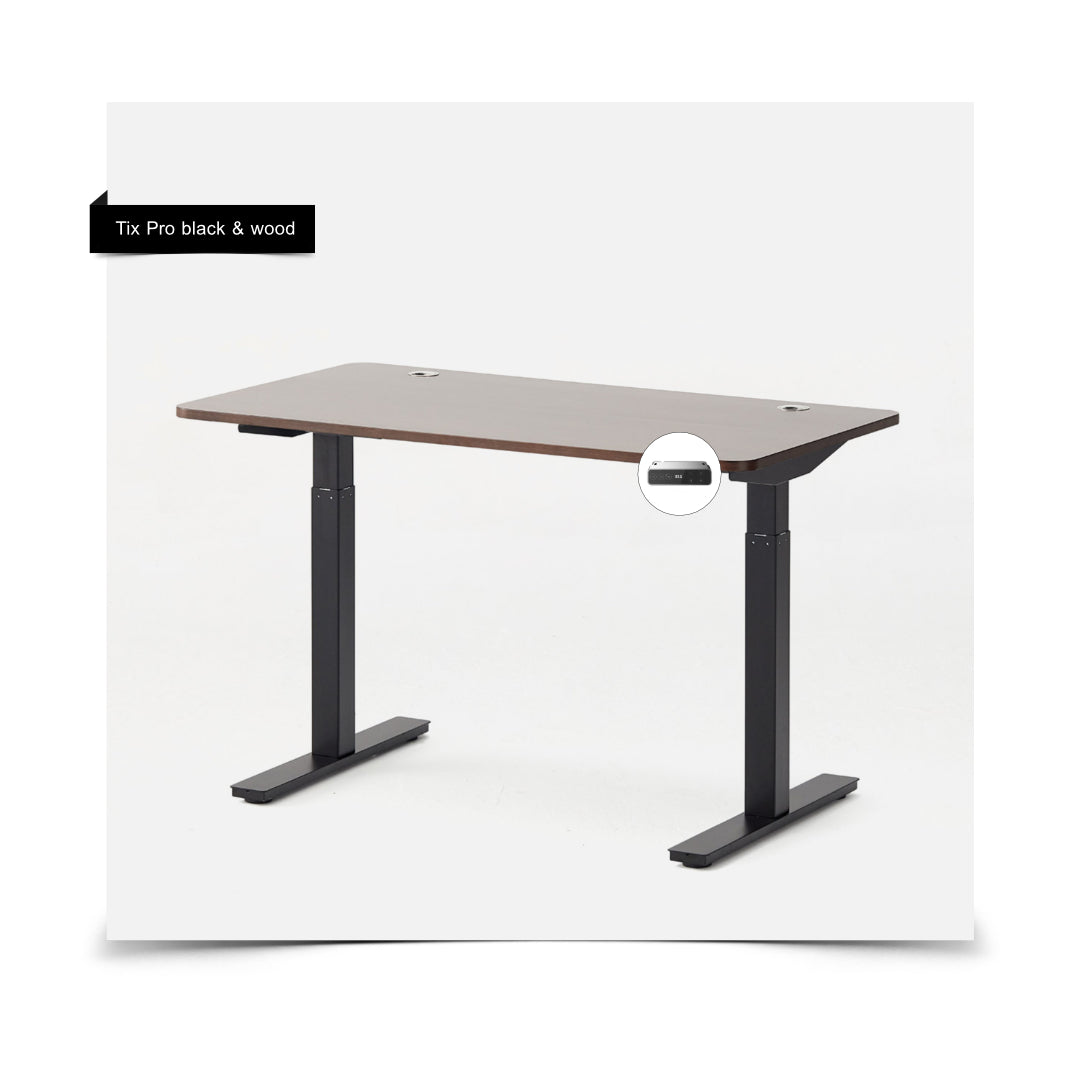 Tix Pro Black & Wood ► Standing Desk